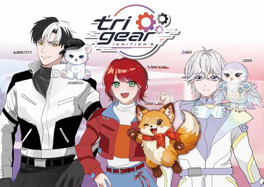 ハマニ化成オリジナルキャラクター tri gear IGNITION’S